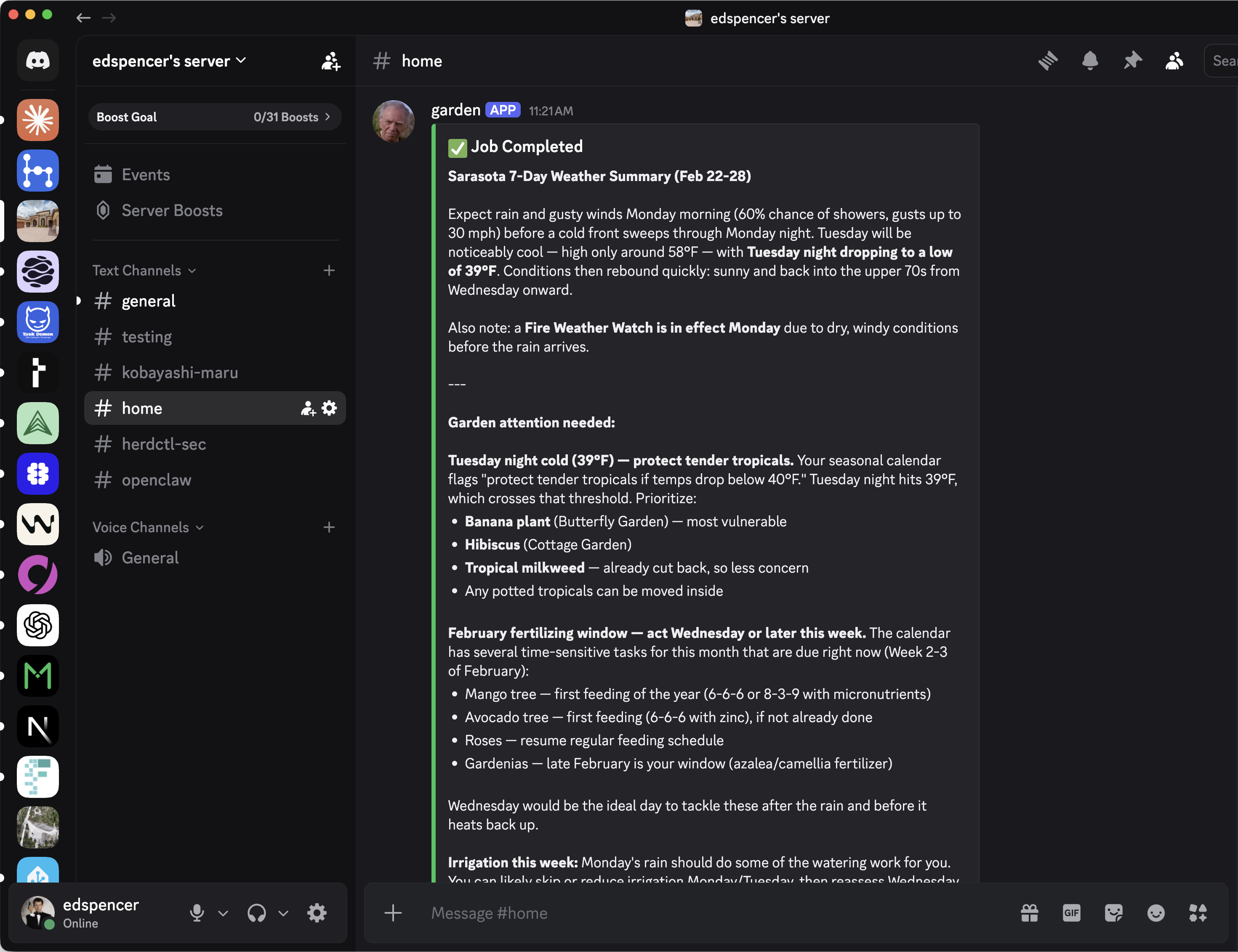 Discord conversation with a herdctl agent